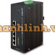 Bộ chuyển mạch Compact Industrial 4-Port 1000T PoE + 1-Port 1000T ( -40 75 độ C ) Planet IGS-504PT