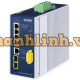 Bộ chuyển mạch Ethernet công nghiệp L2+ 4 cổng 1000T 802.3bt PoE + 1 cổng 1000T + 2 cổng 1G/2.5G SFPvới bộ tăng áp 12V Planet IGS-5225-4UP1T2S-12V