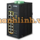 Bộ chia mạng công nghiệp Planet 8 Port 100/1000 PoE + 2 Port SFP IGS-5225-8P2T2S