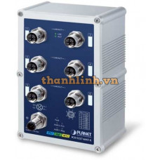 Bộ chuyển mạch Industrial IP67-rated 6-Port 1000T ( -40 75 độ C ) Planet IGS-5227-6T