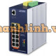 Bộ chia mạng công nghiệp Planet L2 8 Port 100/1000 PoE 2 Port SFP + Shemer IGS-6325-8UP2S