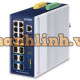 Bộ chia mạng Planet Industrial L3 8-Port 10/100/1000T 802.3bt PoE + 2-Port 1G/2.5G SFP + 2-Port 10G SFP+ IGS-6329-8UP2S2X