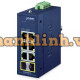 Bộ chuyển mạch Ethernet SFP công nghiệp nhỏ gọn 6 cổng 1000T + 2 cổng 100/1000X Planet IGS-820TF