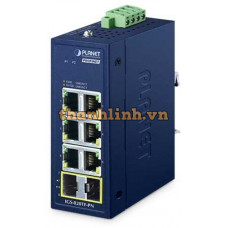 Bộ chuyển mạch PROFINET SFP 6 cổng 1000T + 2 cổng 100/1000X công nghiệp nhỏ gọn Planet IGS-820TF-PN