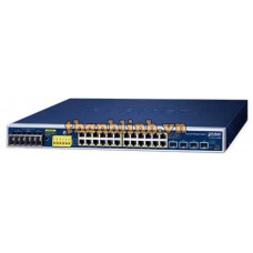 Bộ chuyển mạch Ethernetcông nghiệp L2+ 24 cổng 1000T 802.3at PoE + 4 cổng 10G SFP+ Planet IGS-R4215-24P4X