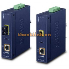 Bộ chuyển đổi Industrial Compact 1000BASE-X to 1000BASE-T Media Converter Planet IGT-815AT