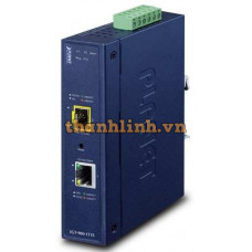Bộ chia mạng Planet Industrial 1-Port 10/100/1000T + 1-Port 100/1000/2500X SFP Media Converter IGT-900-1T1S