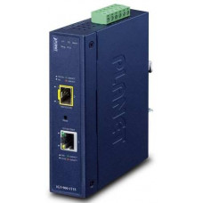 Bộ chia mạng Planet Industrial 1-Port 10/100/1000T + 1-Port 100/1000/2500X SFP Media Converter IGT-900-1T1S