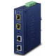 Bộ chia mạng Planet Industrial 2-Port 10/100/1000T + 2-Port 100/1000/2500X SFP Media Converter IGT-900-2T2S