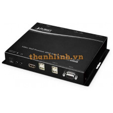 Bộ thu Video Wall 4K/60 HDMI & USB qua IP có PoE Planet IHD-420PR