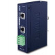 Bộ chia mạng Planet Industrial IEEE 802.3at Gigabit High Power over Ethernet Splitter IPOE-162S