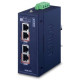 Bộ chia mạng Planet Industrial 2-port Multi-Gigabit 802.3bt PoE++ Injector Hub IPOE-270-12V