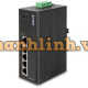 Bộ chuyển mạch 5-Port 100Mbps with 4-Port PoE Industrial Web Smart Planet ISW-504PS