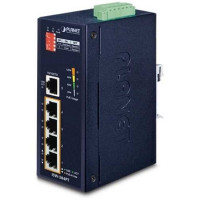 Bộ chuyển mạch Industrial 5-Port 100TX with 4-Port PoE+ Planet ISW-504PT