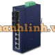 Bộ chuyển mạch Ethernet công nghiệp IP30 4 cổng 10/100Base-TX + 2 cổng 100Base-FX (SM, SC 15km) (-40 ~ 75C) Planet ISW-621TS15