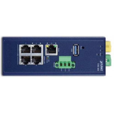 Bộ chia mạng Planet Industrial 5-Port 10/100/1000T VPN Security Gateway with IVR-300