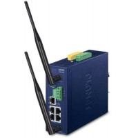 Bộ chia mạng Planet Industrial 5-Port 10/100/1000T + 802.11ax Wi-Fi VPN Security Gateway IVR-300W