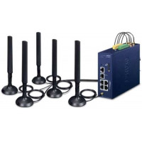 Bộ router 5G Wifi Planet Industrial LoRaWAN + 5G NR Cellular Gateway with 5-Port 10/100/1000T LCG-300-NR