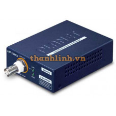 Bộ cấp nguồn PoE PD 1 cổng 10/100TX + Bộ cấp nguồn PoE tầm xa đồng trục 1 cổng Planet LRP-101CH