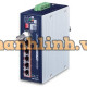 Bộ Industrial 4-Port 100TX PoE + 1-Port Coax Long Reach PoE Extender Planet LRP-104CET