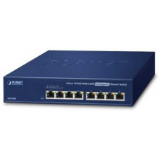 Unmanaged Switch PLANET MGS-800, 8-Port 10/100/1000/2500T