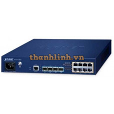 Bộ chuyển mạch có thể xếp chồng 8 cổng 1000T 802.3at PoE + 4 cổng 10G SFP+ L3 Planet SGS-6310-8P4X
