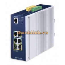 Bộ chuyển mạch Ethernet TSNSFP 4 cổng 1000T + 2 cổng 1G/2.5G công nghiệp L2+ Planet TSN-5225-4T2S