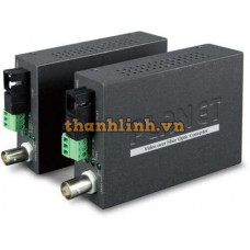 Bộ chuyển đổi video qua cáp quang Gigabit 4 trong 1 1 kênh (VF-106G-T + VF-106G-R) Planet VF-106G-KIT