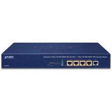 Enterprise 4-Port 1000T PoE + 1-Port 1000T VPN Security Router Planet VR-300P
