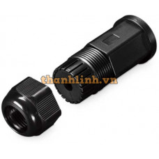 Đầu nối cáp M12 chống nước IP67 Planet WC-M25RJ-60