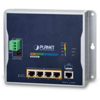 Bộ chia mạng Planet Industrial Wall-mount Gigabit Router with 4-Port 802.3at PoE+ WGR-500-4P