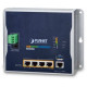 Bộ chia mạng Planet Industrial Wall-mount Gigabit Router with 4-Port 802.3at PoE+ WGR-500-4P