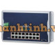 Bộ chuyển mạch Industrial 16-Port 1000T PoE + 2-Port 1000X SFP Wall-mounted Planet WGS-4215-16P2S