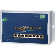 Switch Công nghiệp L3 4 cổng 2.5G 802.3bt PoE + 4 cổng 1000T 802.3bt PoE + 2 cổng 10G SFP+ Công tắc gắn tường Planet WGS-6325-8UP2X