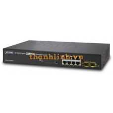 Bộ chia mạng 8 cổng Gigabit POE Planet WGSD-10020HP