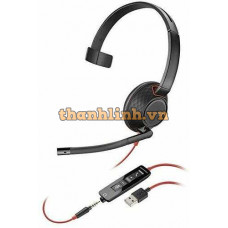 Tai nghe điện thoại Plantronics BlackWIRE C5210 USB-A ( 207577-01 )
