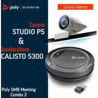 Loa Micro hội nghị truyền hình Plantronics Poly SMB Meeting Combo 2
(Studio P5 & Calisto 5300 & BT600) Poly SMB Meeting Combo 2