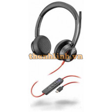 Tai nghe Poly Blackwire 8225 Stereo Microsoft Teams USB-C+USB-C/A Adapter (8X225AA)