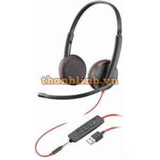 Tai nghe Poly Blackwire 3225 Stereo USB-A (80S11A6)