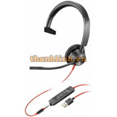 Tai nghe Poly Blackwire 3315 USB-A Headset (213936-101)