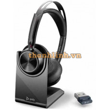 Tai nghe Bluetooth Poly Voyager FOCUS2-M C USB-A, Charge Stand (77Y87AA)
