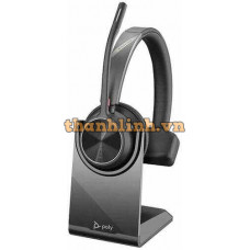 Tai nghe Bluetooth Poly VOYAGER V4310-M C USB-A, Charge Stand (77Y93AA)