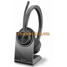 Tai nghe Bluetooth Poly Voyager V4320 C USB-A, Charge Stand (77Y99AA)