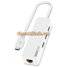 Hub USB A có cổng mạng và USB C Totolink U1003C