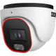 Camera H.265 E-Sight Rainbow Series, Dome/Turret , White LED, 3.6mm Lens, 4M with PoE Provision DL-340IPERN-36