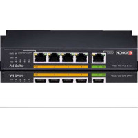 Bộ chia mạng 4+1-port Giga PoE Ethernet Switch, 4 giga ports act as PSE downlink , 1G 55W PD Uplink Port Provision PoES-0460G+1G ( HPD )