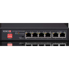 Bộ chia mạng 4+2-Port Giga PoE Ethernet Switch,4 giga Ports act as downlink and uplink,2x1G Port uplink,72W Provision PoES-0472GC+2G