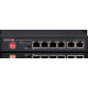 Bộ chia mạng 4+2-Port Giga PoE Ethernet Switch,4 giga Ports act as downlink and uplink,2x1G Port uplink,72W Provision PoES-0472GC+2G