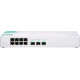 Bộ chia mạng QSW-308S Eight 1GbE NBASE-T ports, Three 10GbE SFP+