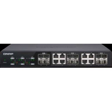 Bộ chia mạng QSW-M1208-8C, Management Switch, 12 port of 10GbE port speed, 4 port SFP+, 8 port SFP+